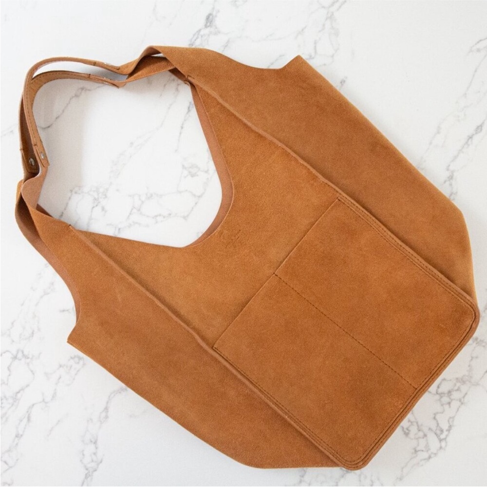 Rag & Bone Camel Suede Logan Shopper - image 4